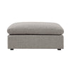 Lutyens Taupe Boucle Modular Sofa, Stool
