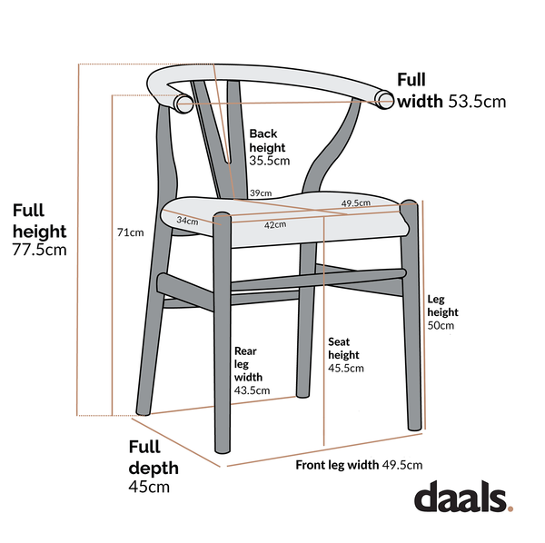 Hansel Upholstered Padded Dining Chair, Beige Fabric and Natural Frame