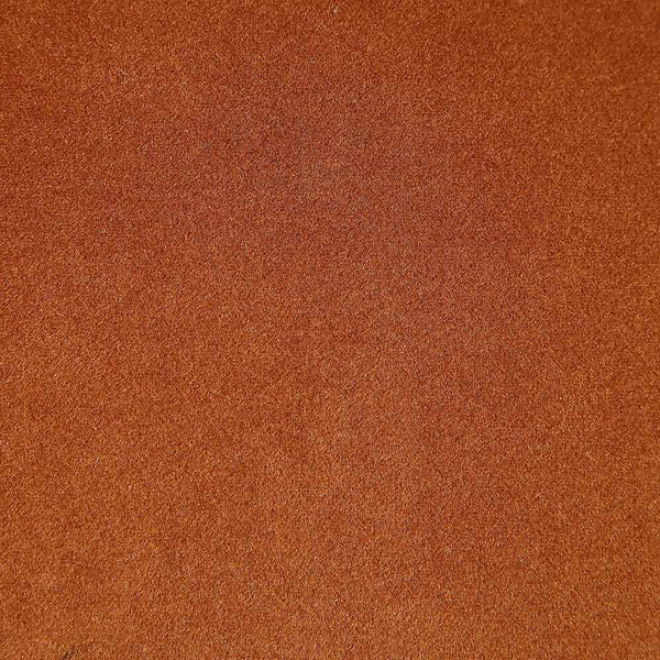 Hansel Upholstered Padded Dining Chair, Rust Velvet and Black Frame