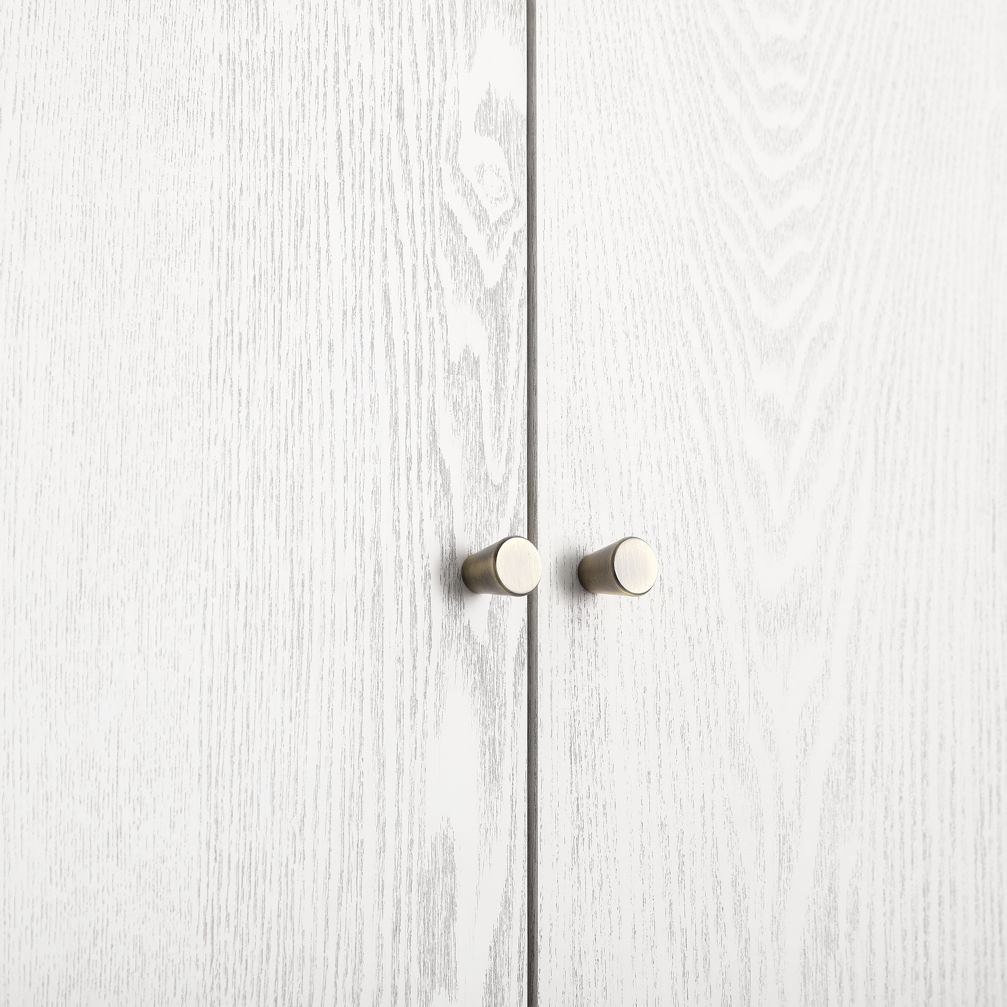 Maude Large Storage Cabinet, Washed White Ash