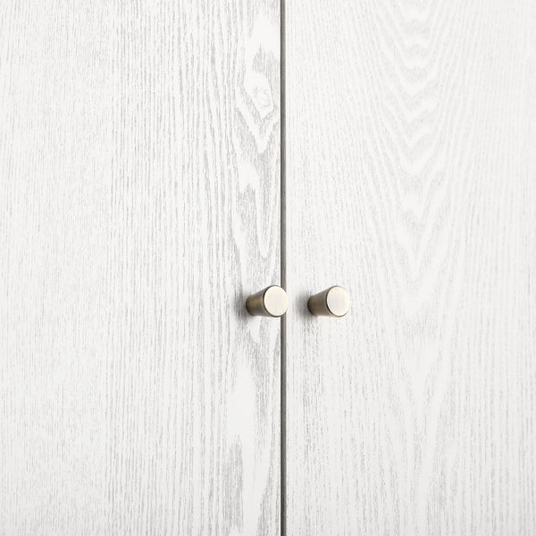 Maude Large Storage Cabinet, Washed White Ash
