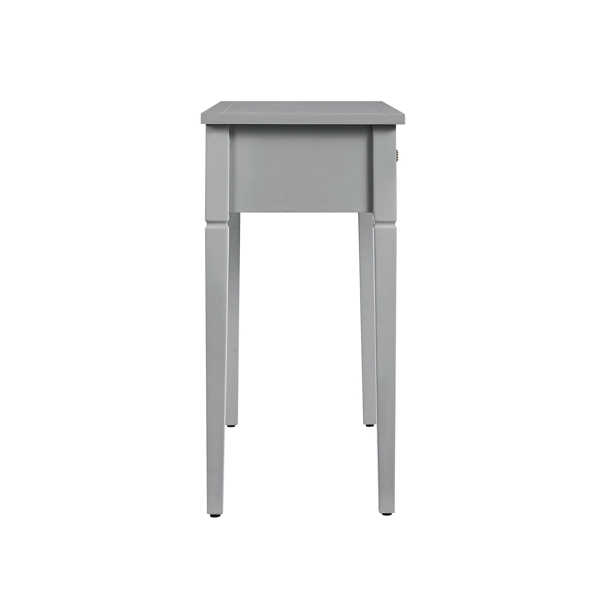 Chantilly Mid Grey Carved Console/ Dressing Table