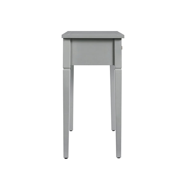 Chantilly Mid Grey Carved Console/ Dressing Table