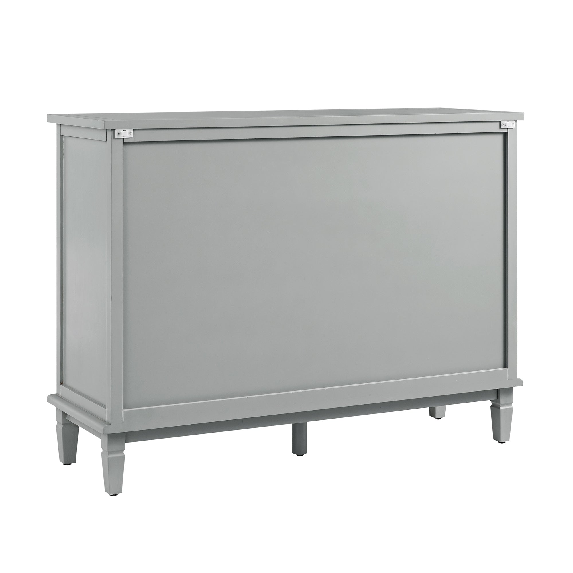 Chantilly Mid Grey Carved 3 over 4 Drawer Chest