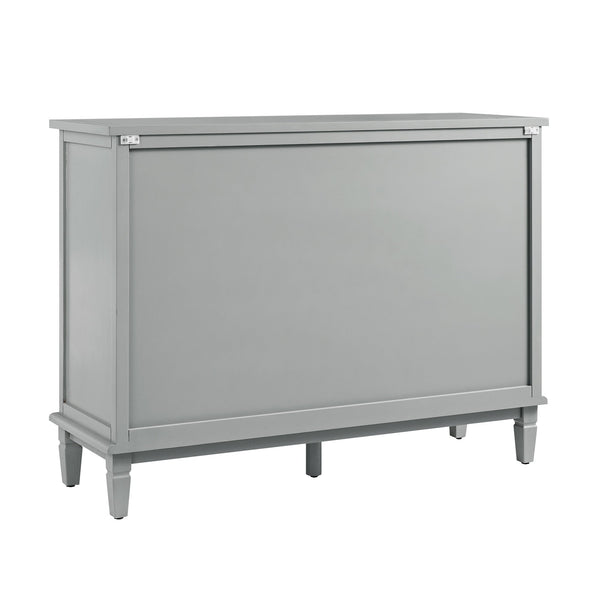Chantilly Mid Grey Carved 3 over 4 Drawer Chest