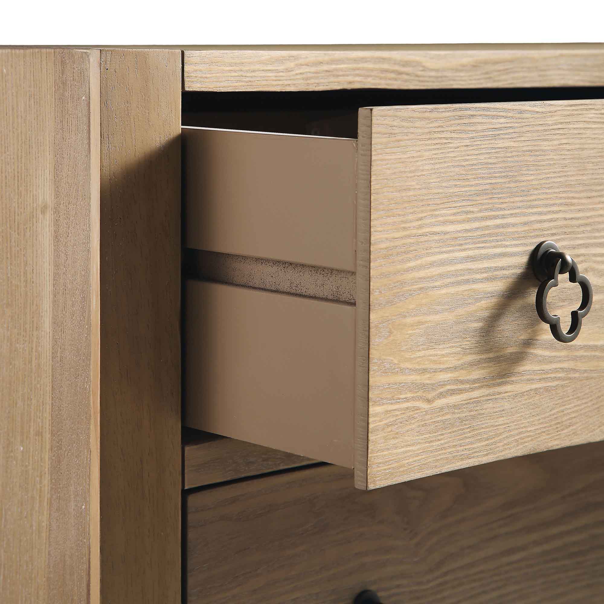 Thalia Concave Chest of Drawers, Natural