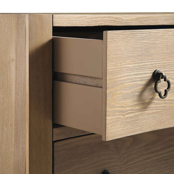 Thalia Concave Chest of Drawers, Natural