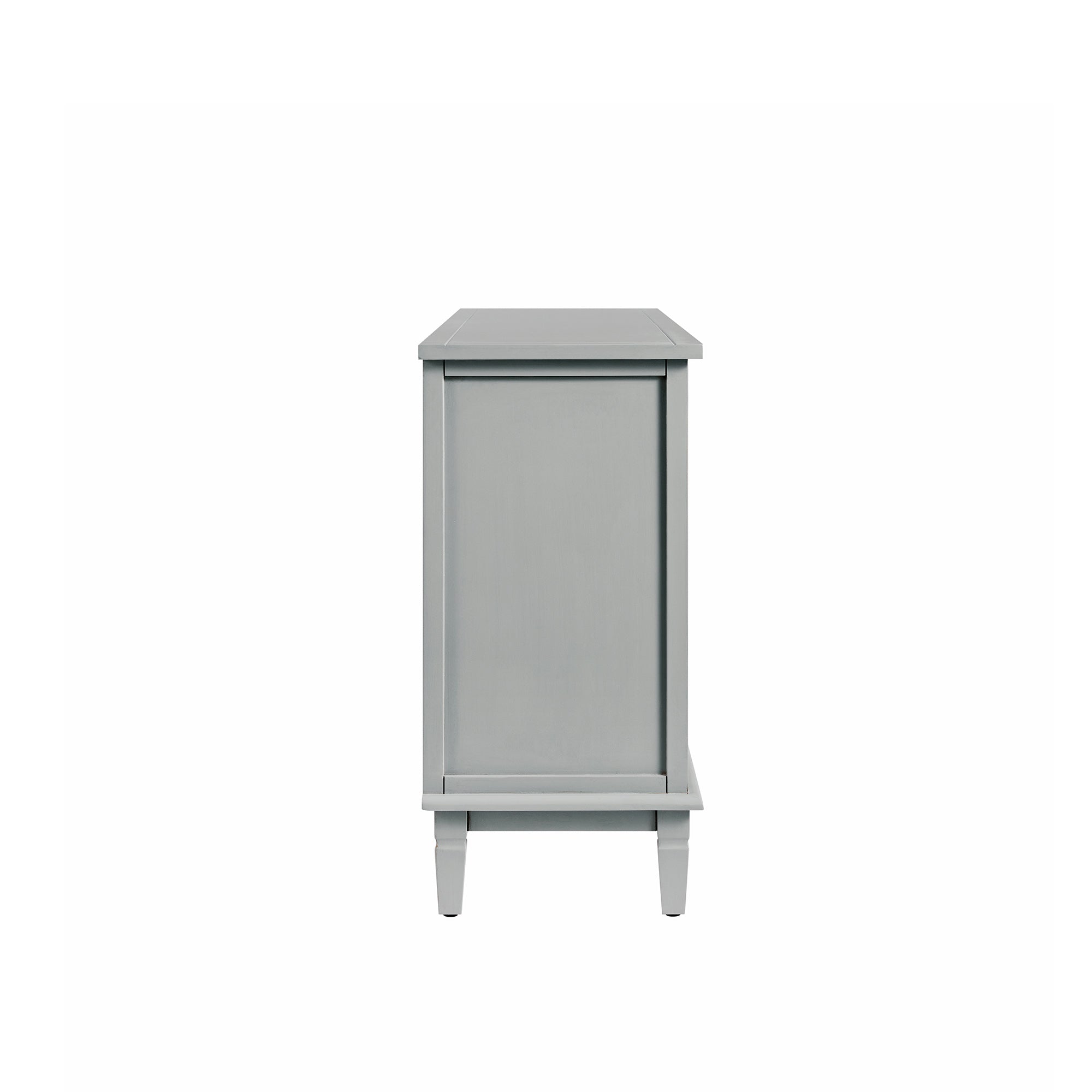 Chantilly Mid Grey Carved Large Sideboard