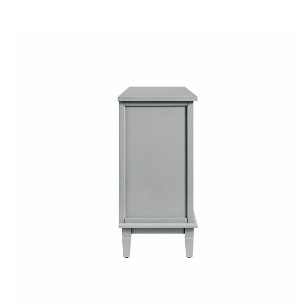 Chantilly Mid Grey Carved Large Sideboard