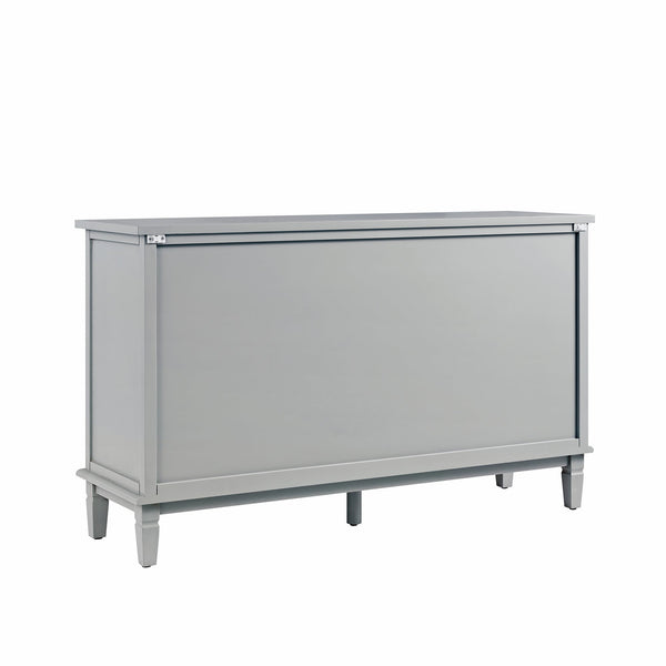 Chantilly Mid Grey Carved Large Sideboard