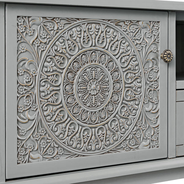 Chantilly Mid Grey Corner TV Unit