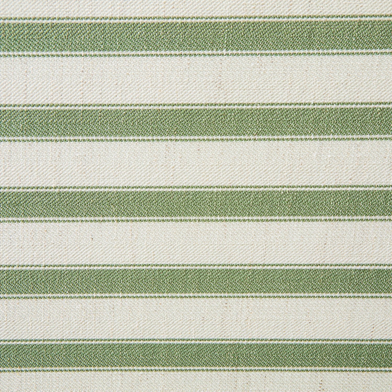 Daphnis Green Striped Linen Blend Sofa Bed, Grande Chaise Left Hand Facing