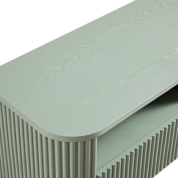 Maru 120cm TV Unit with Drawers, Sage Green