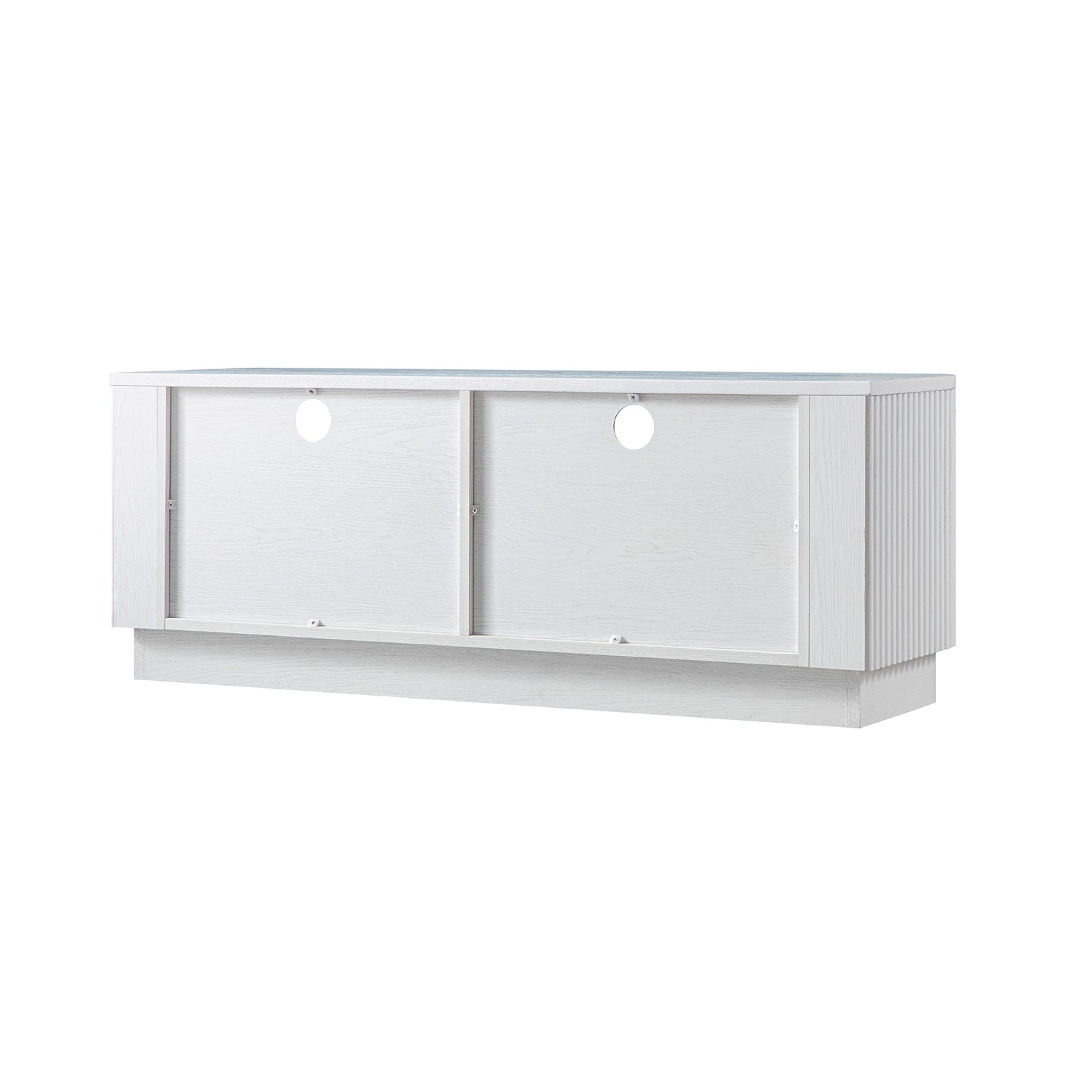 Maru 120cm TV Unit with Drawers, Washed White