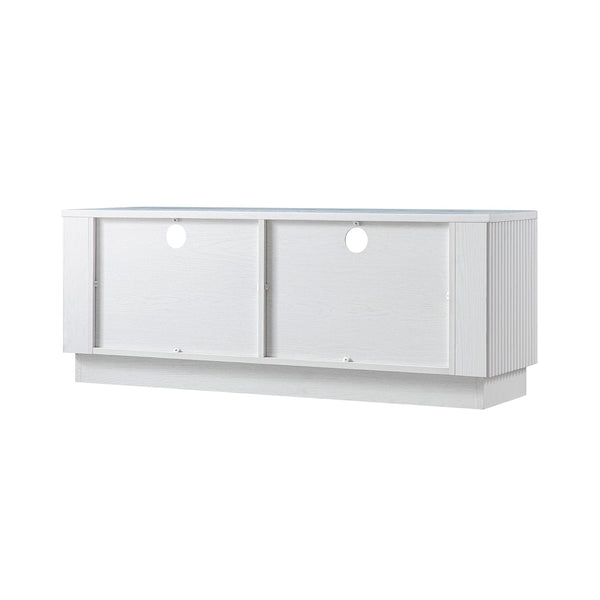 Maru 120cm TV Unit with Drawers, Washed White