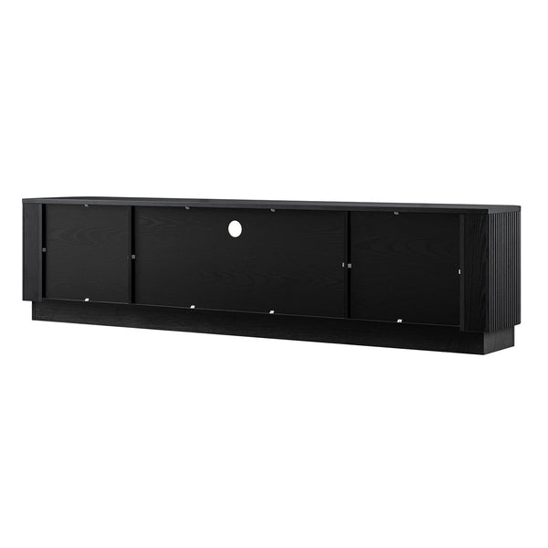 Maru 200cm Wide TV Unit with Drawers, Black