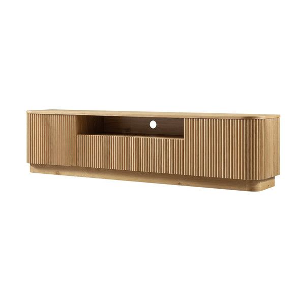 Maru 200cm Wide TV Unit with Drawers, Oak