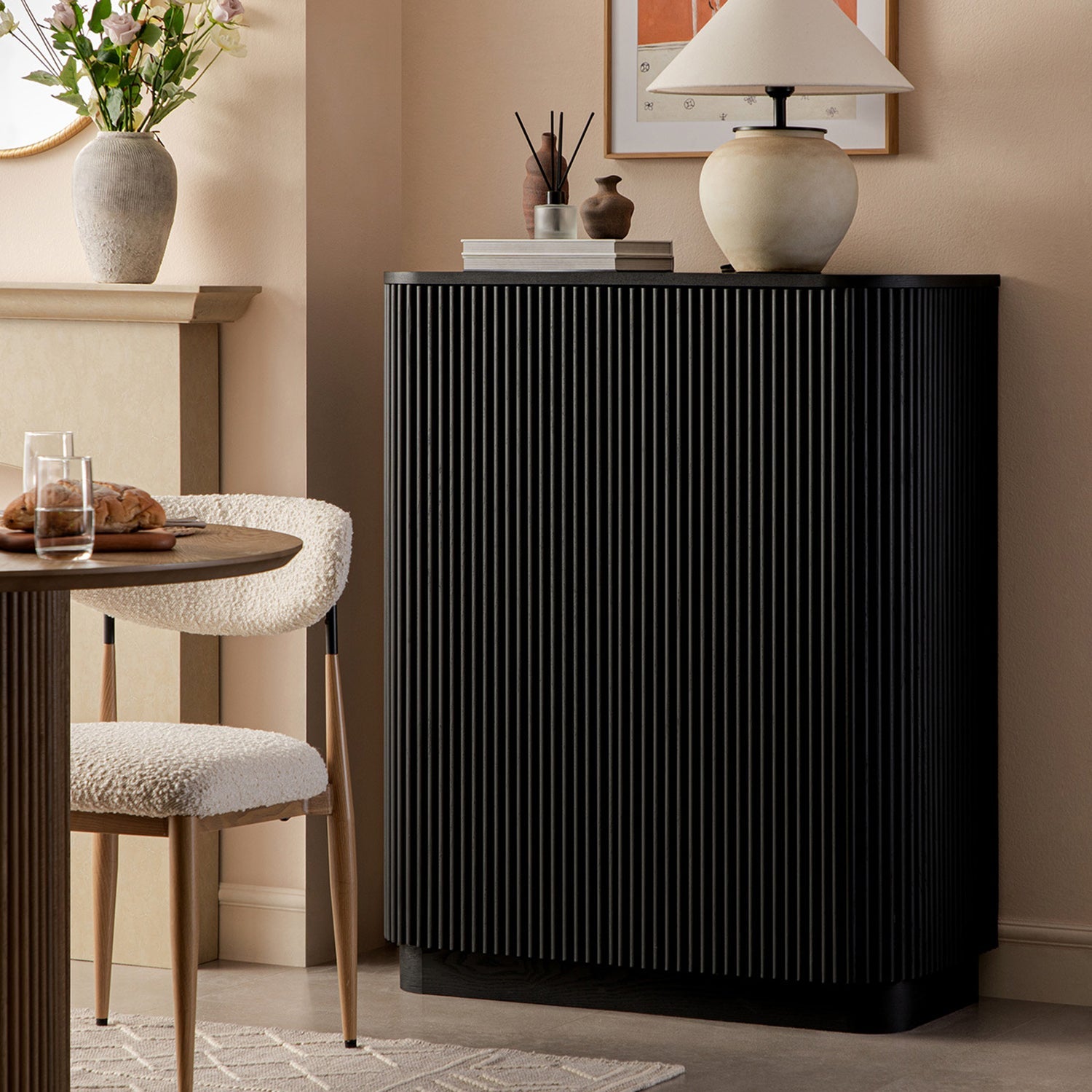 Maru Tall Cabinet, Black