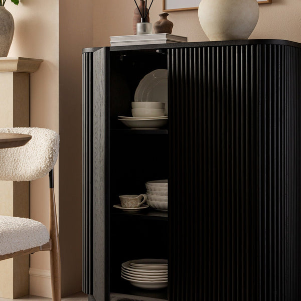 Maru Tall Cabinet, Black - daals - staging