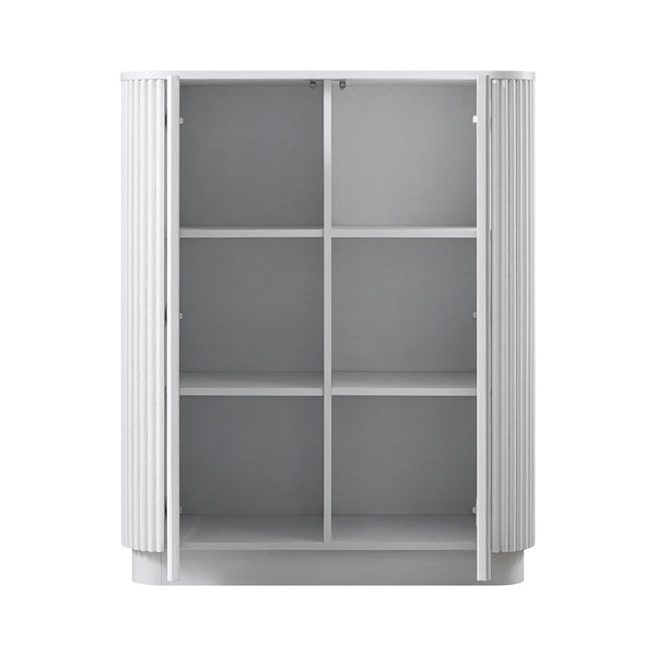Maru Tall Cabinet, Washed White